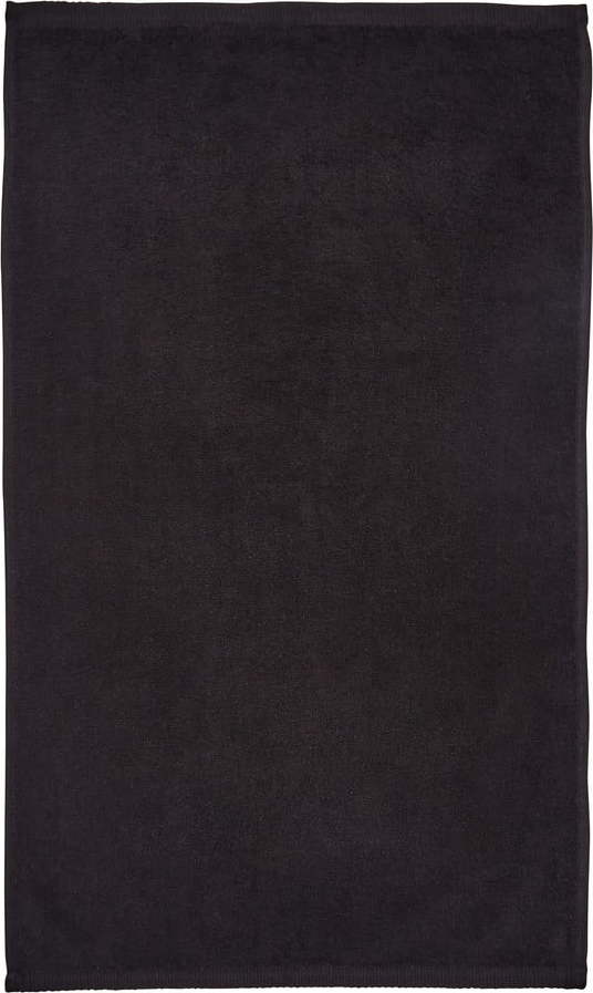 Černá rychleschnoucí/froté bavlněná osuška 90x140 cm Quick Dry – Catherine Lansfield Catherine Lansfield