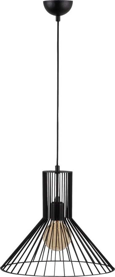 Černé závěsné svítidlo s kovovým stínidlem ø 38 cm Fellini – Opviq lights Opviq lights