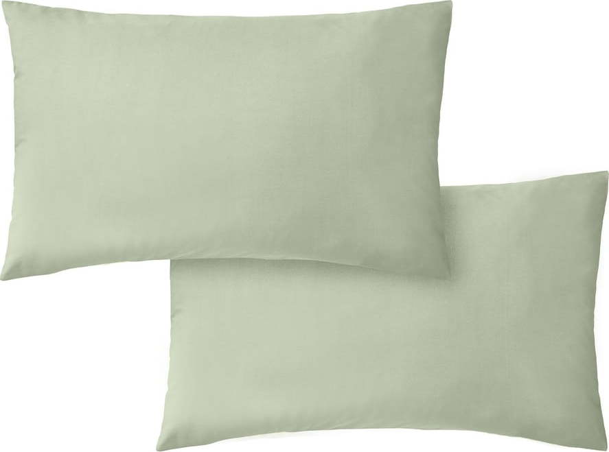 Povlaky na polštáře v sadě 2 ks z bavlněného perkálu 50x75 cm Cotton Percale – Bianca Bianca