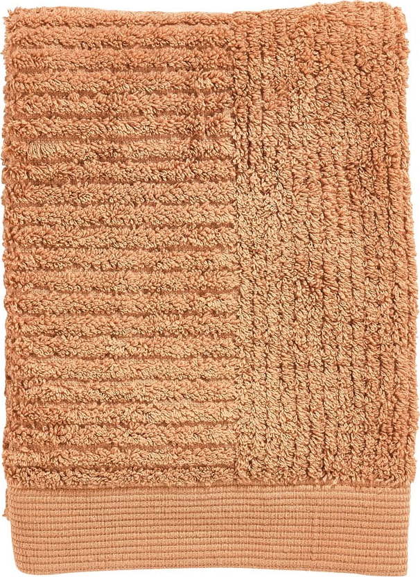 Žlutý froté bavlněný ručník 50x70 cm Classic – Zone Zone