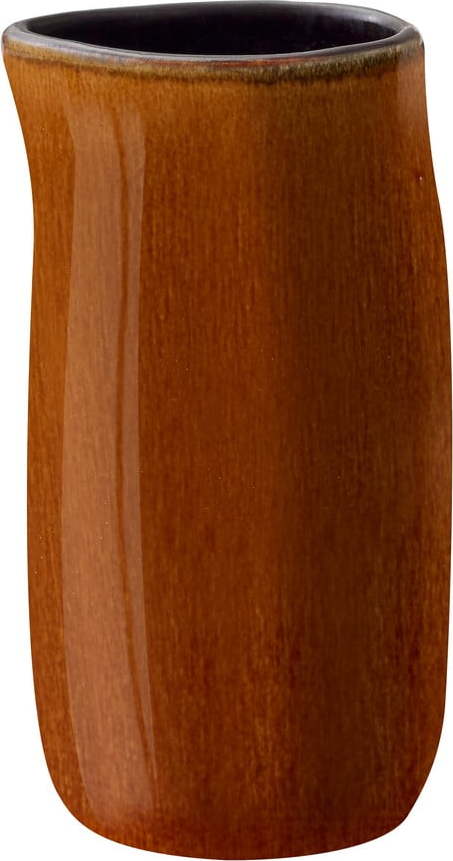 Jantarová keramická konvička na mléko 200 ml Gastro Black/Amber – Bitz Bitz