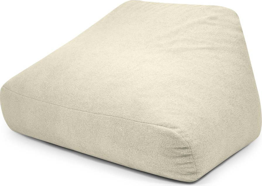Krémový sedací vak z textilie bouclé Sofa Snug – SLOWDOWN SLOWDOWN