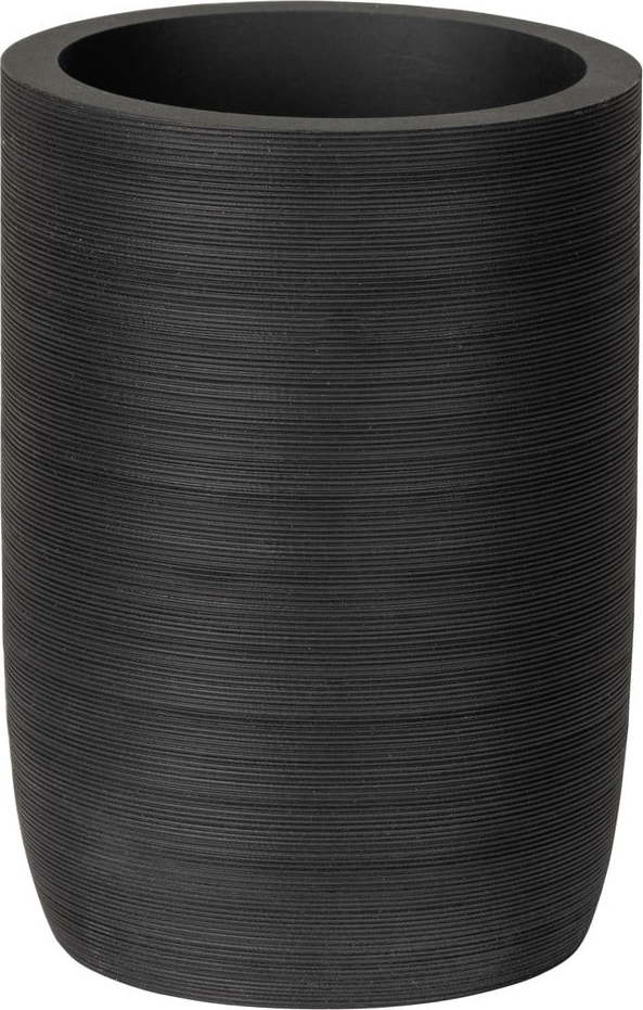 Černý kelímek na zubní kartáčky z polyresinu Altavalle – Wenko WENKO