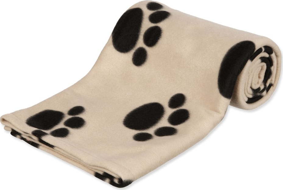 Béžová fleecová deka pro psa 150x100 cm Trixie Barney – Plaček Pet Products Plaček Pet Products