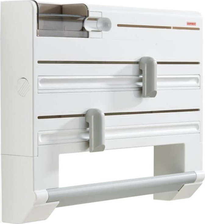 Bílý nástěnný plastový držák na fólie a papírové utěrky Parat – LEIFHEIT Leifheit