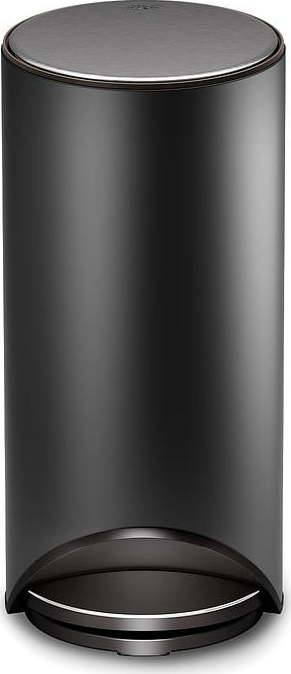 Matně černý nášlapný kovový odpadkový koš 30 l Arc – Joseph Joseph Joseph joseph