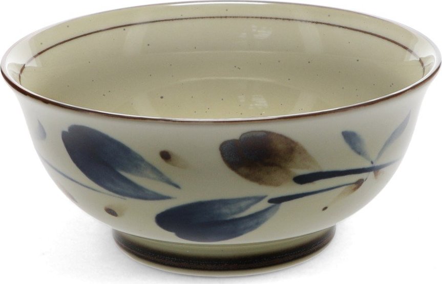 Modrá/béžová porcelánová ramen miska 1 l Breeze – Rex London Rex London