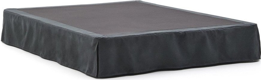 Antracitová čalouněná dvoulůžková postel 150x190 cm Jaira – Kave Home Kave Home