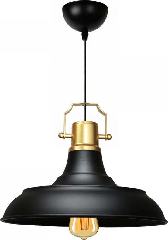 Závěsné svítidlo s kovovým stínidlem ø 25 cm Tarsus – Opviq lights Opviq lights