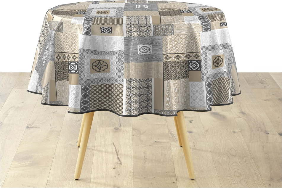 Omyvatelný ubrus z PVC ø 160 cm Costa – douceur d'intérieur Douceur d intérieur