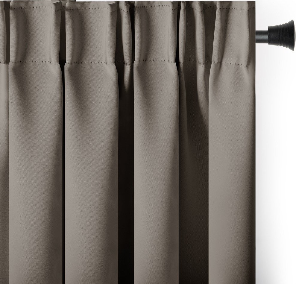 Šedobéžový dimout závěs 140x175 cm Kierra – Restilo Restilo