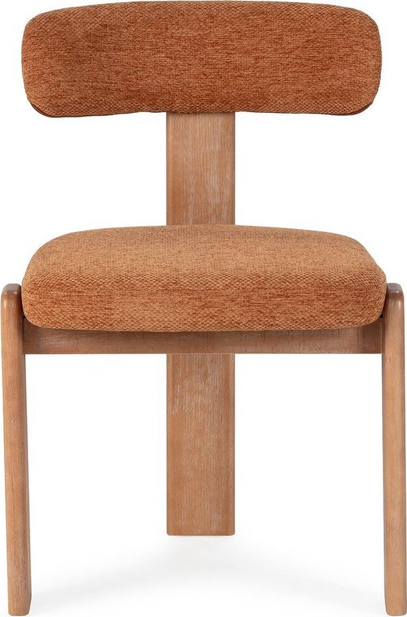 Čalouněné jídelní židle v sadě 2 ks v cihlové barvě Nadia – MOME Mome