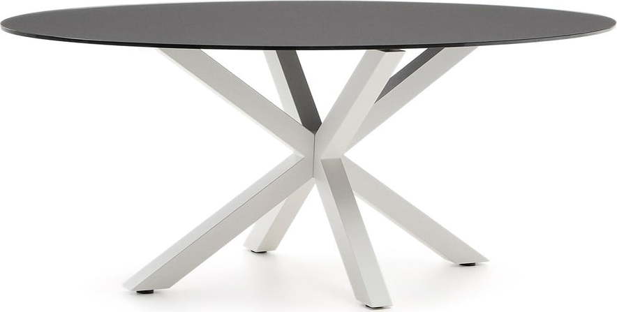 Jídelní stůl se skleněnou deskou 100x200 cm Argo – Kave Home Kave Home