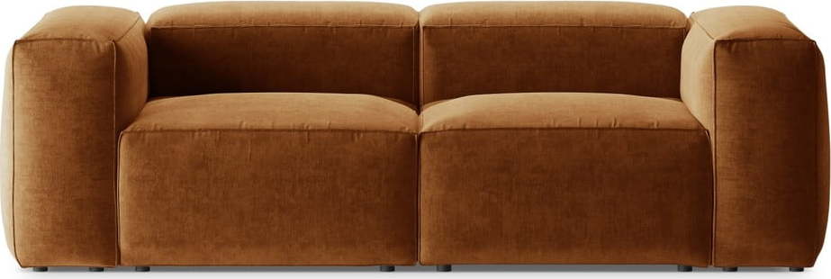 Pohovka v cihlové barvě 224 cm Bergamo – Cosmopolitan Design Cosmopolitan design