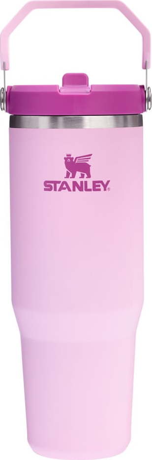 Růžová termoska z nerezové oceli 890 ml IceFlow™ Flip Straw 2.0 Tumbler Cherry Blossom – Stanley Stanley