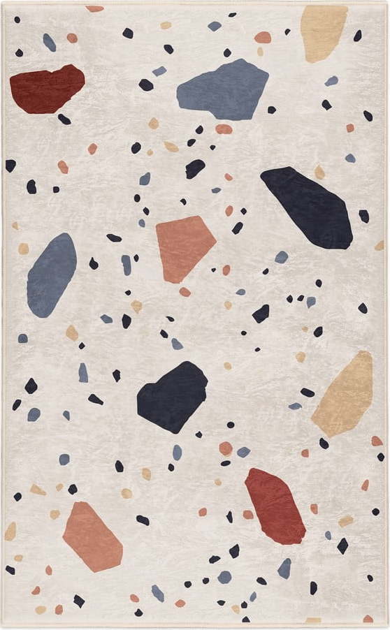 Krémový pratelný koberec 160x230 cm Cracked Terrazzo – Mila Home Mila Home