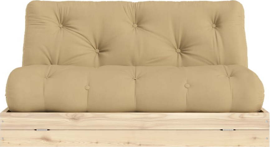 Světle hnědá rozkládací pohovka 145 cm Flip – Karup Design Karup