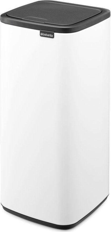 Bílý dotykový ocelový odpadkový koš 30 l Bo Touch – Brabantia Brabantia
