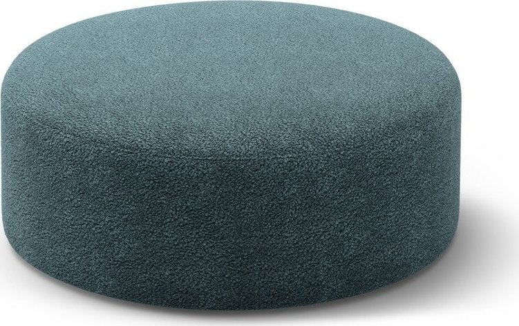 Taburet z textilie bouclé v petrolejové barvě Dia – Micadoni Micadoni