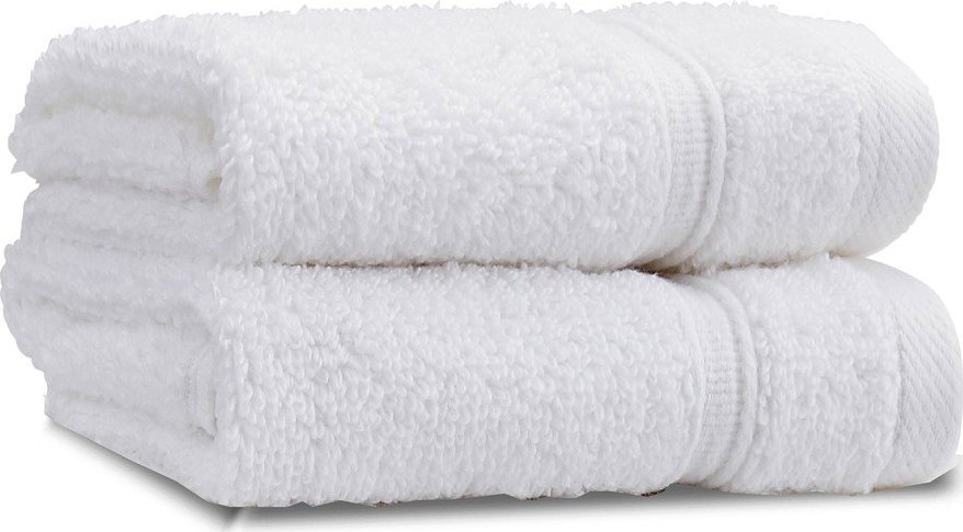 Bílé froté bavlněné ručníky v sadě 2 ks 30x30 cm Zero Twist – Catherine Lansfield Catherine Lansfield