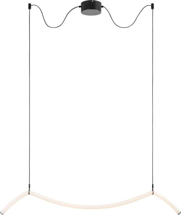Černobílé LED závěsné svítidlo Melt – Markslöjd Markslöjd