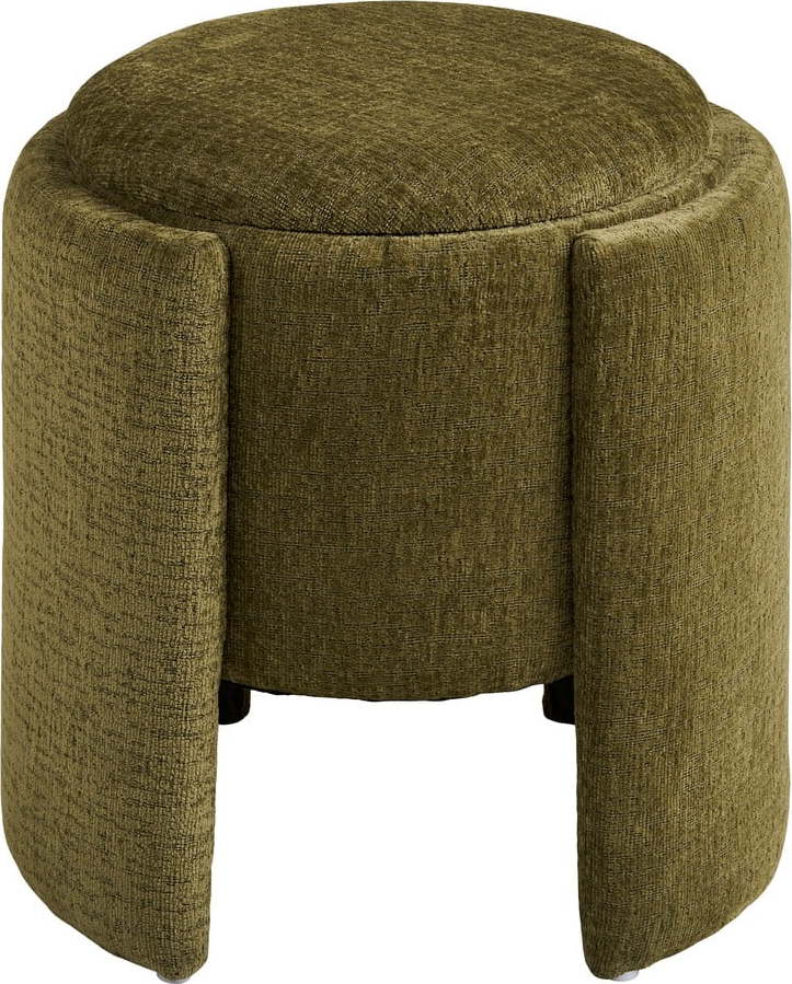 Khaki žinylkový taburet Walsdorf – House Nordic House Nordic