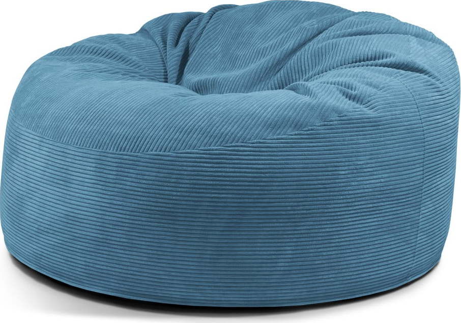 Modrý manšestrový sedací vak Om 135 – SLOWDOWN SLOWDOWN