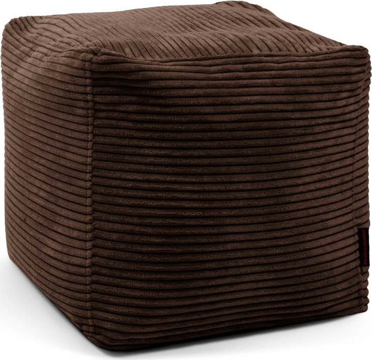 Tmavě hnědý manšestrový sedací vak Up! MooG – SLOWDOWN SLOWDOWN