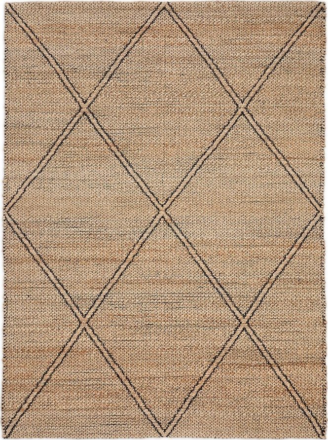 Ručně tkaný jutový koberec v přírodní barvě 200x300 cm Vallalta – Kave Home Kave Home