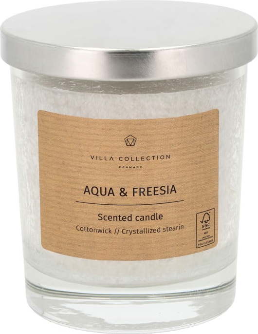 Vonná svíčka doba hoření 40 h Kras: Aqua & Freesia – Villa Collection Villa Collection