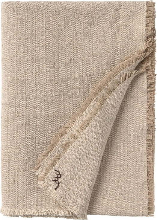 Krémová bavlněná deka 130x180 cm Handloom – Lorena Canals Lorena Canals