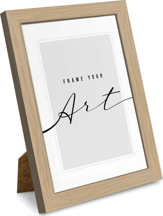 Stojací/na zeď rámeček v přírodní barvě 12x17 cm Beech – knor knor