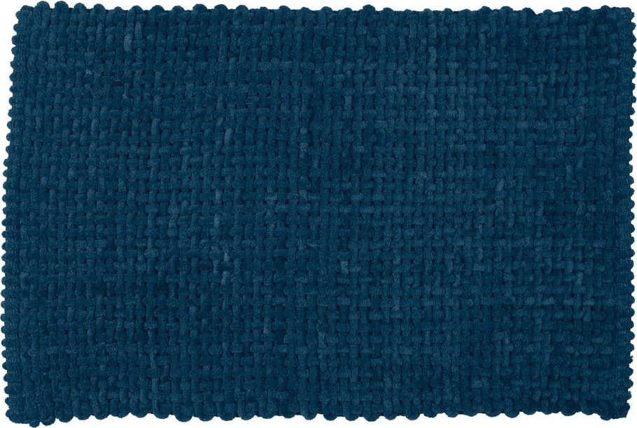 Tmavě modrá textilní koupelnová předložka 50x80 cm Covelo – Wenko WENKO