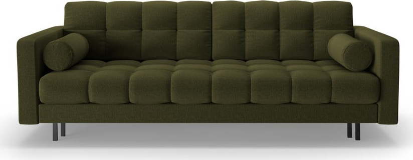 Zelená rozkládací/s úložným prostorem pohovka 222 cm Bali – Cosmopolitan Design Cosmopolitan design