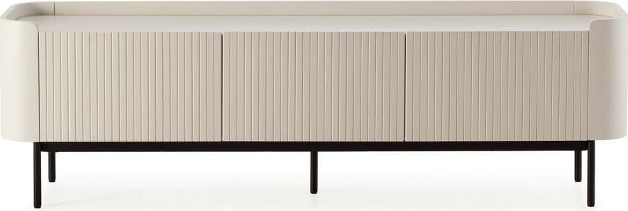 Krémový TV stolek 180x55x40 cm Willa – MOME Mome
