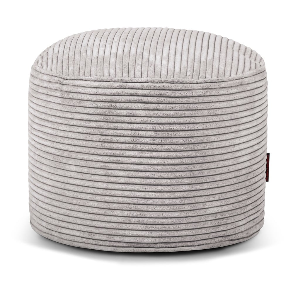 Světle šedý manšestrový sedací vak Mini – SLOWDOWN SLOWDOWN