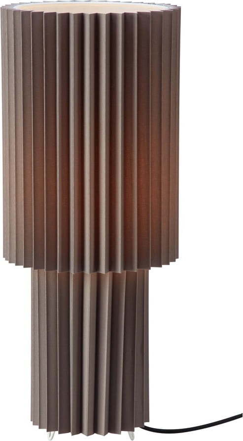 Šedá stolní lampa s textilním stínidlem (výška 45 cm) Catis – Markslöjd Markslöjd