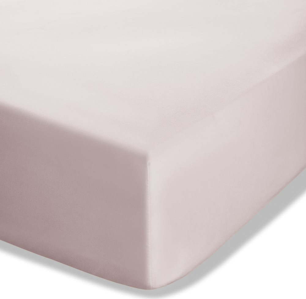 Světle růžové napínací perkálové prostěradlo 135x190 cm Easy Iron Percale – Catherine Lansfield Catherine Lansfield