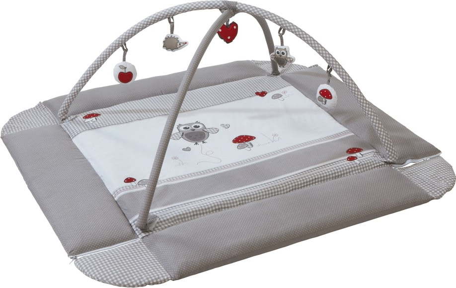 Šedá dětská hrací podložka 75x85 cm Adam & Eule – Roba Roba