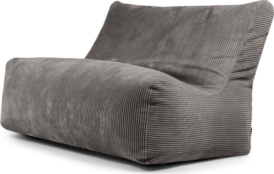Tmavě šedý manšestrový sedací vak Sofa Seat Lounge – SLOWDOWN SLOWDOWN