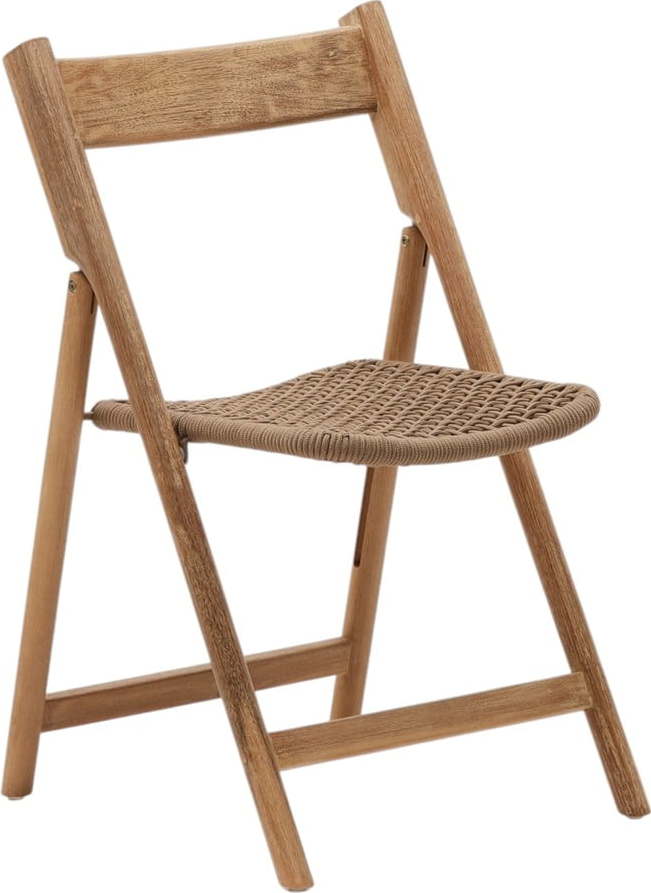Dřevěná zahradní židle v hnědo-přírodní barvě Dandara – Kave Home Kave Home
