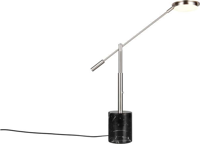 Černá/ve stříbrné barvě LED stolní lampa (výška 65 cm) Fiore – Trio Select Trio Select