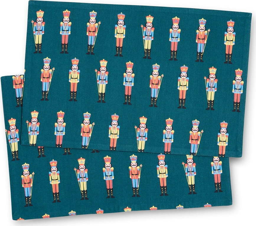 Bavlněná prostírání v sadě 4 ks s vánočním motivem 30x46 cm Nutcracker – Catherine Lansfield Catherine Lansfield