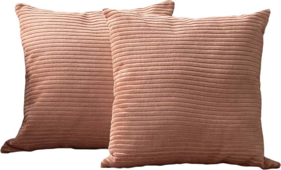 Manšestrové povlaky na polštáře v sadě 2 ks 43x43 cm – Mioli Decor Mioli Decor