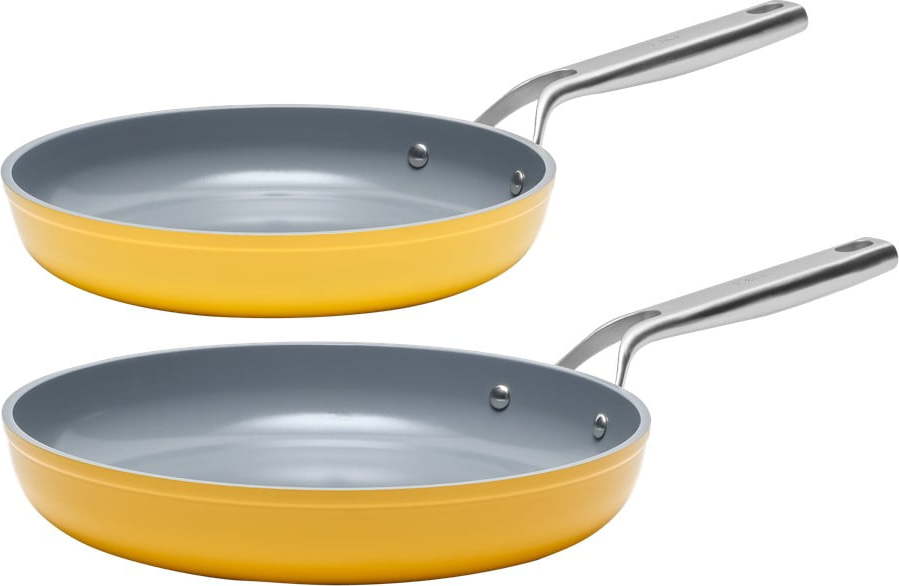 Pánve v sadě 2 ks s keramickým povrchem ø 30 cm Meda 3.0 – FABINI Fabini