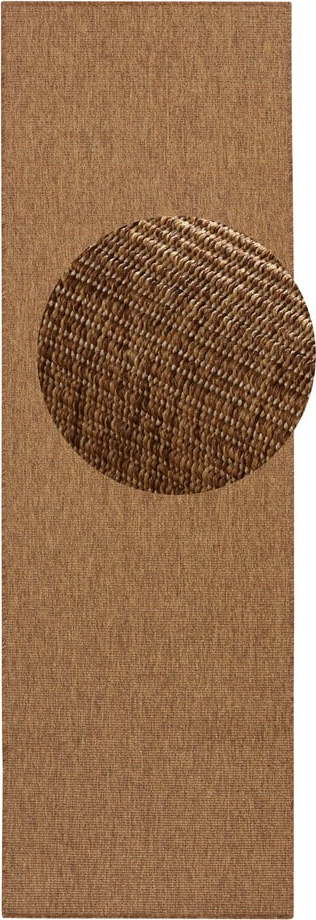 Hnědý vnitřní a venkovní koberec 80x150 cm Nature – Hanse Home Hanse Home