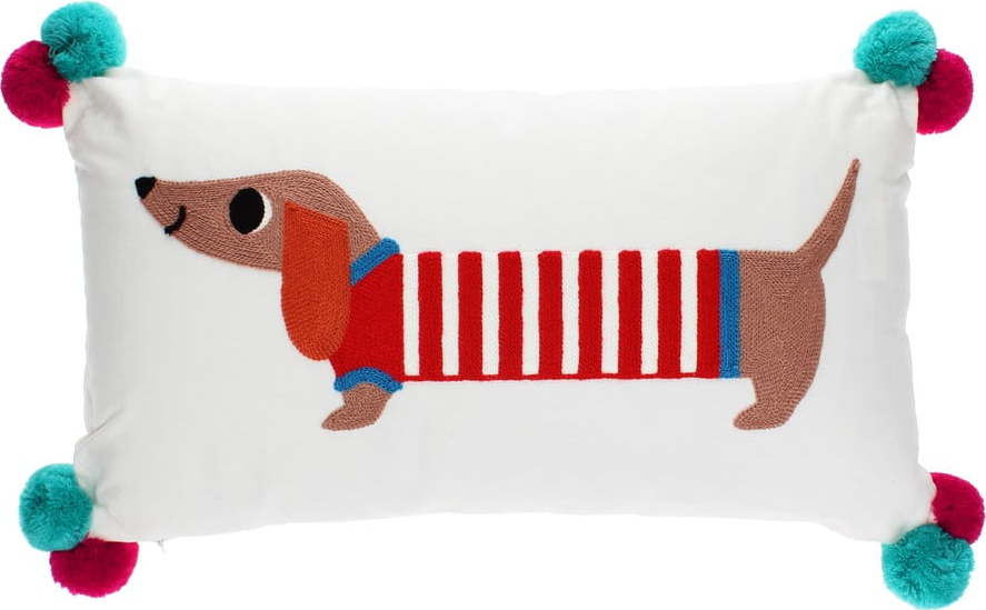 Dětský polštářek s příměsí bavlny 50x33 cm Sausage Dog – Rex London Rex London