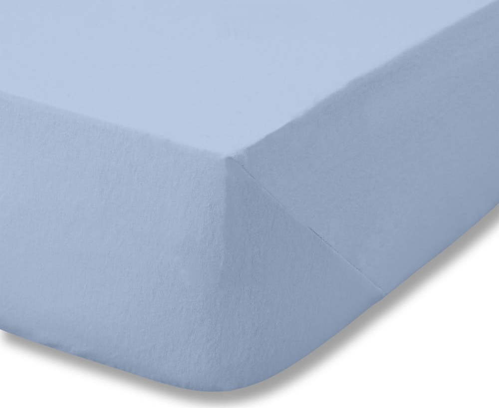 Světle modré napínací flanelové prostěradlo 90x190 cm Brushed – Catherine Lansfield Catherine Lansfield