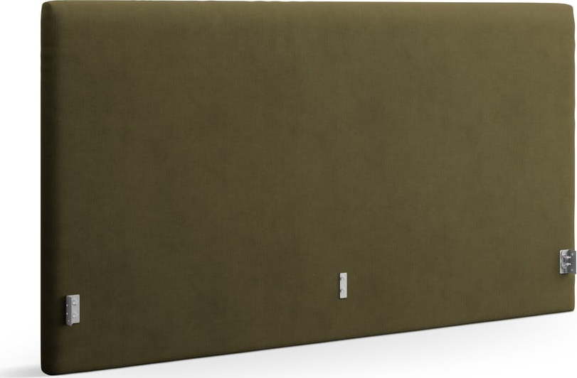 Zelené čalouněné čelo postele 190