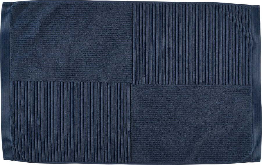 Tmavě modrá koupelnová předložka 50x80 cm Classic – Zone Zone